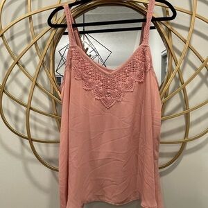 Torrid Top with lace accent on front